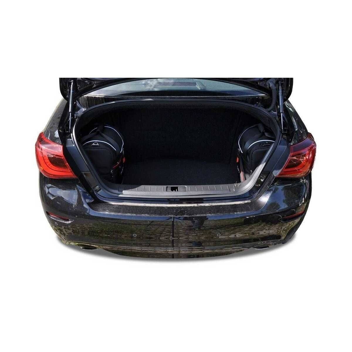 KJUST Kofferraum Taschen Set fuer INFINITI Q70 HYBRID Bj. 2013-2018 4er-Set - 7019013