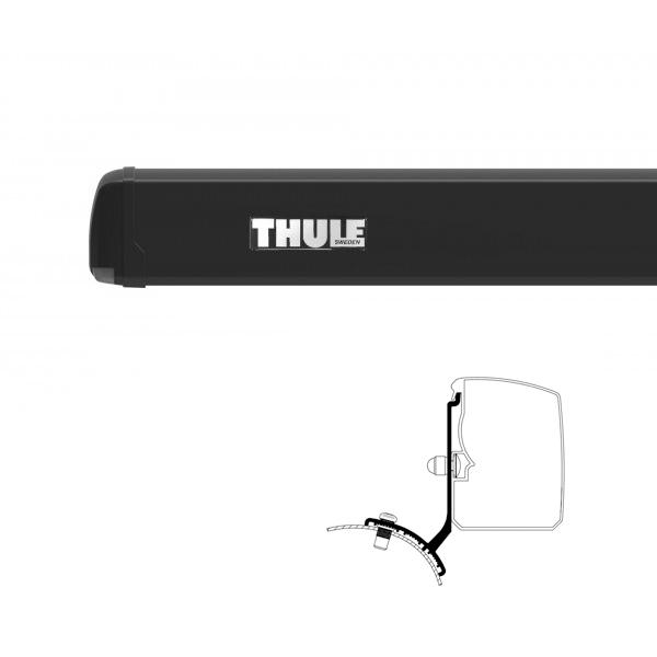 Thule 3200 2.50 m - 302467 - Markise THULE Omnistor 3200 250 cm Gehaeuse anthrazit - Adapter Renault Trafic Opel Vivaro Nissan NV300 H1 L2