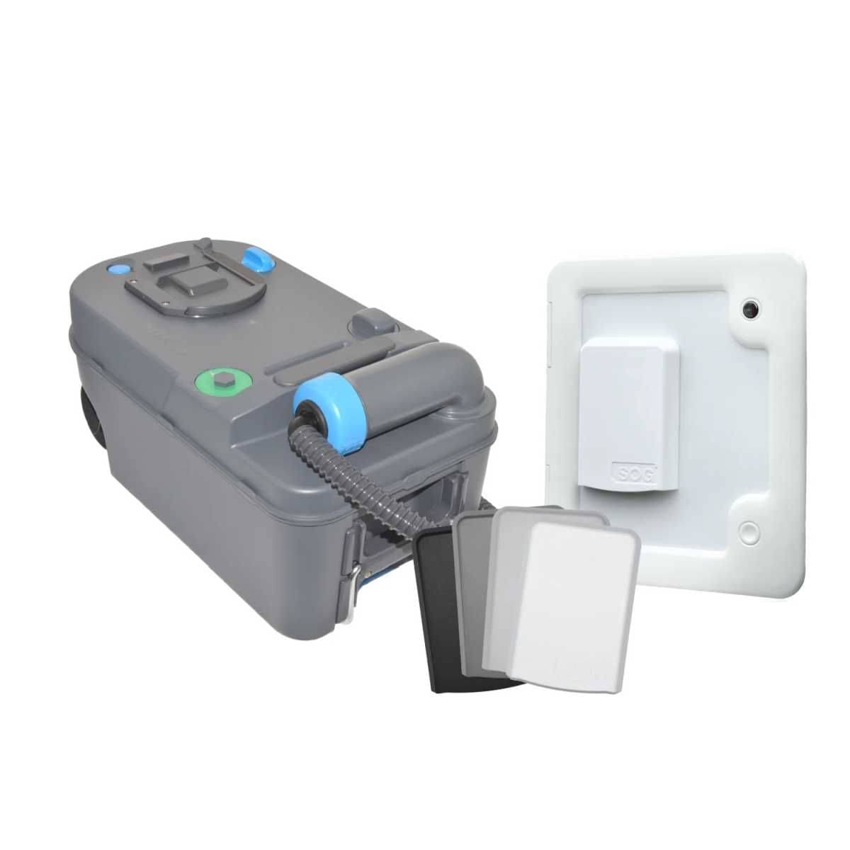 SOG Toiletten Entlueftung Tuervariante Typ H fuer Thetford C220 Dunkelgrau 408 013 0