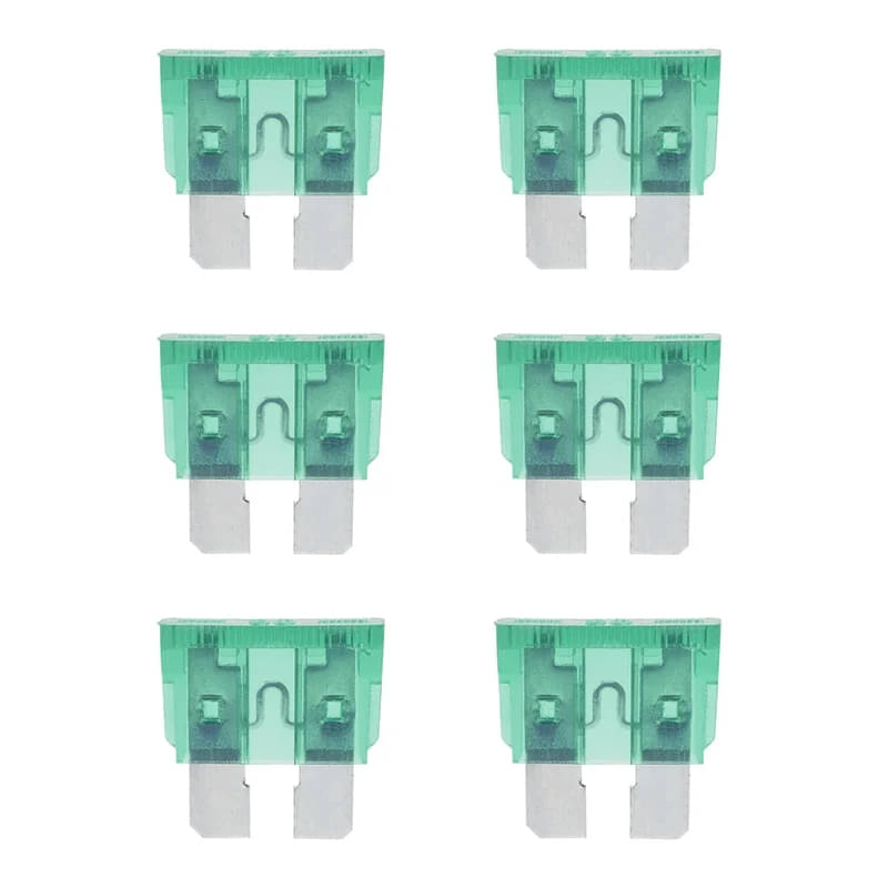 ProPlus Flachsicherungen Stecksicherung Standard 30 A Grün 6er-Set ProPlus Flachsicherungen Stecksicherung Standard 30 A Gruen 6er-Set - 490341