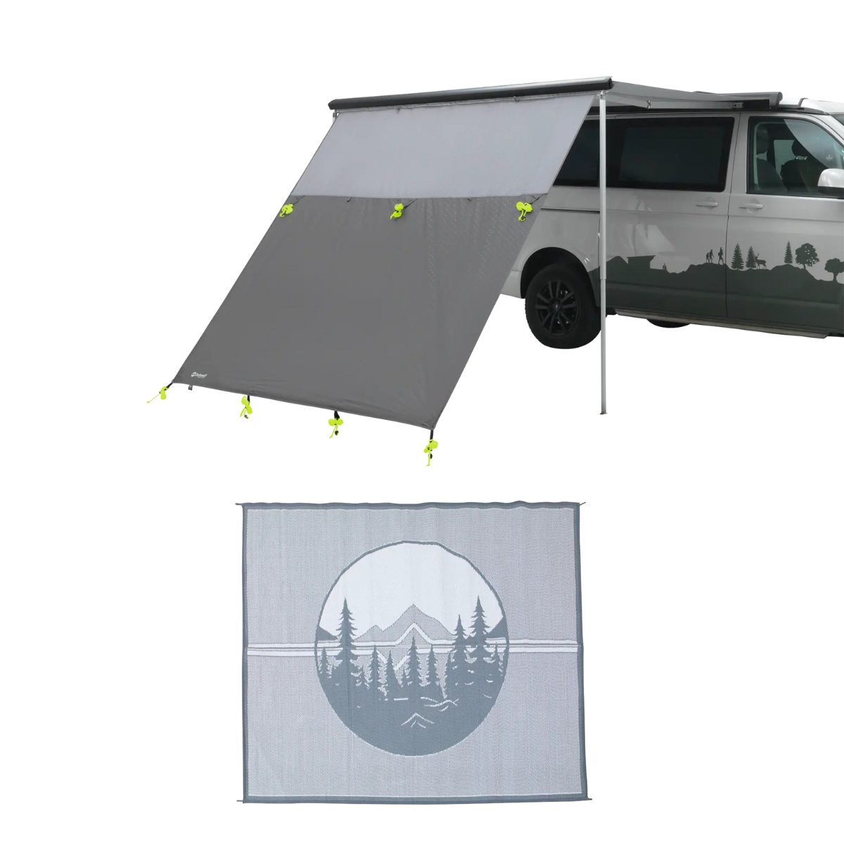 Outwell Sonnendach Hillcrest Tarp inkl. Teppich - 111572