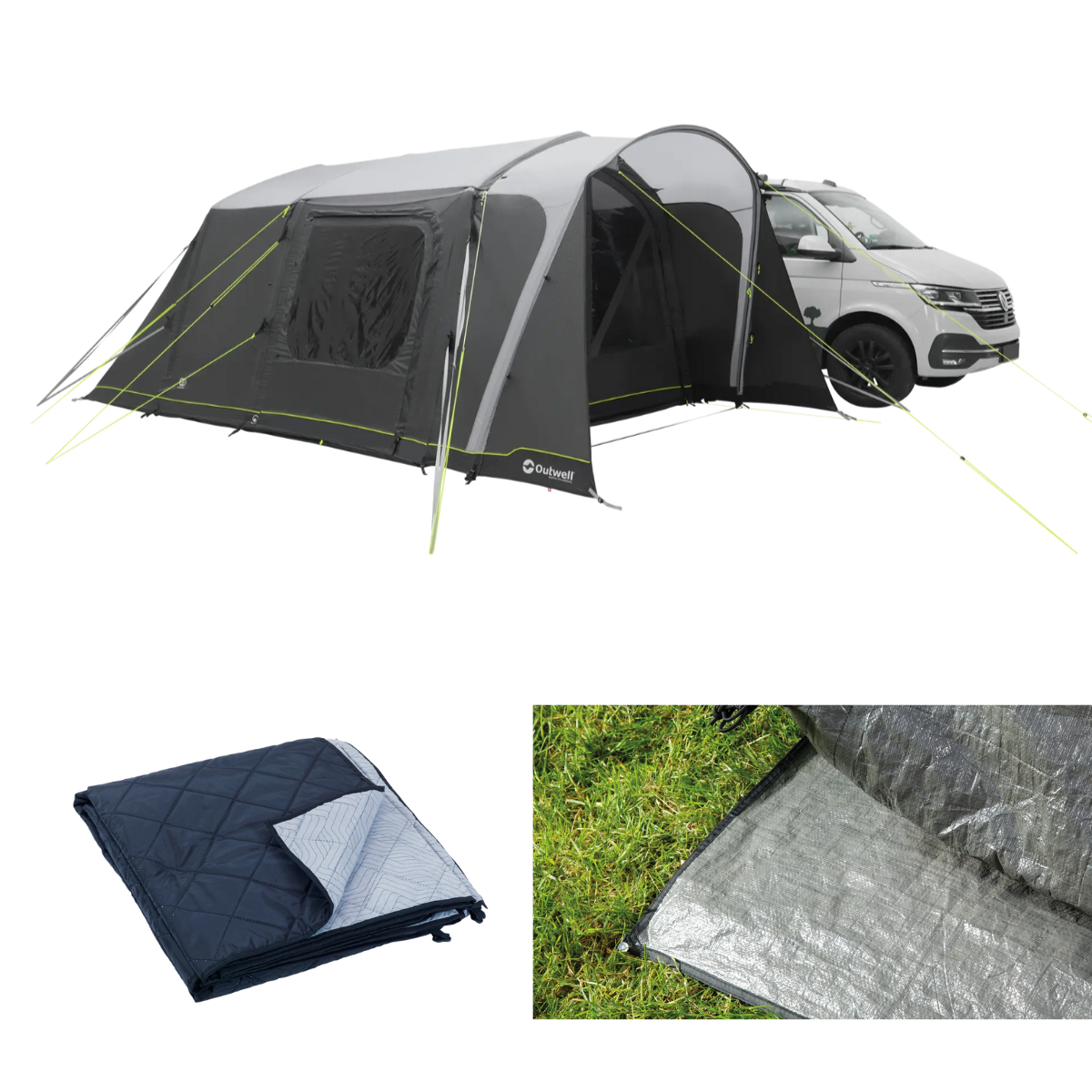 Outwell aufblasbares Busvorzelt Jones L PowerAir inkl. Teppich und Unterlage - 111567