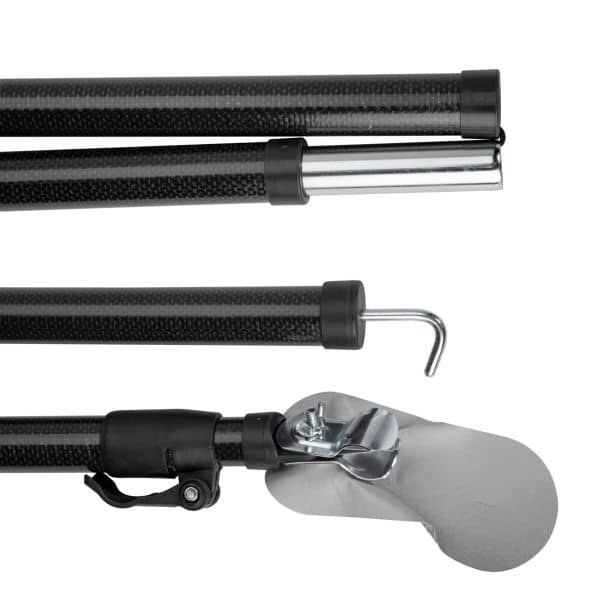 DOREMA Dachhakenstange Fibretech Plus- Gerade- fuer Vorzelte 250-300 cm Tiefe - 39978