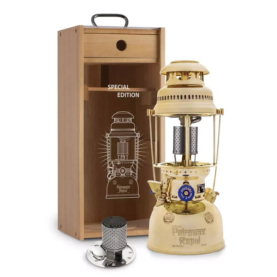 PETROMAX Petroleumleuchte HK500 Messing poliert Special Edition PETROMAX Petroleumleuchte HK500 Messing poliert Special Edition - PX5M-RAD-SPECIAL Messing
