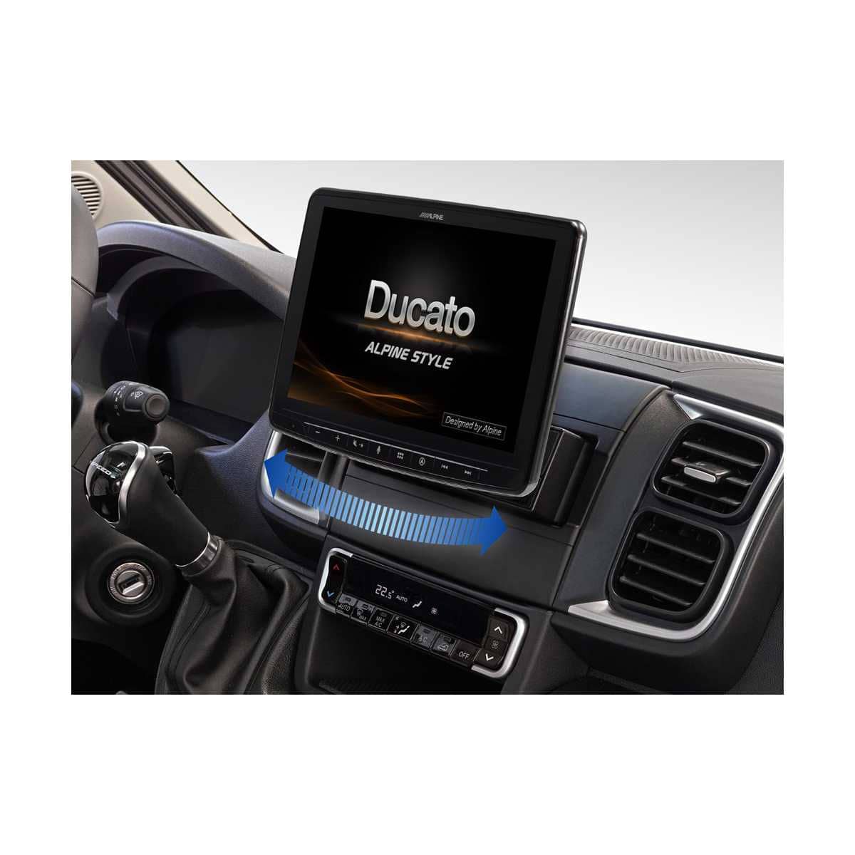 ALPINE Navigationssystem schwenkbar Fiat Ducato Serie 8 ab Bj. 2021 INE-F904DU8S-SET ALPINE Navigationssystem schwenkbar Fiat Ducato Serie 8 ab Bj. 2021 INE-F904DU8S
