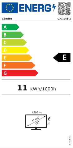 CARATEC Vision CAV190B-2 TV-Geraet Basic Serie - CAV190B.2