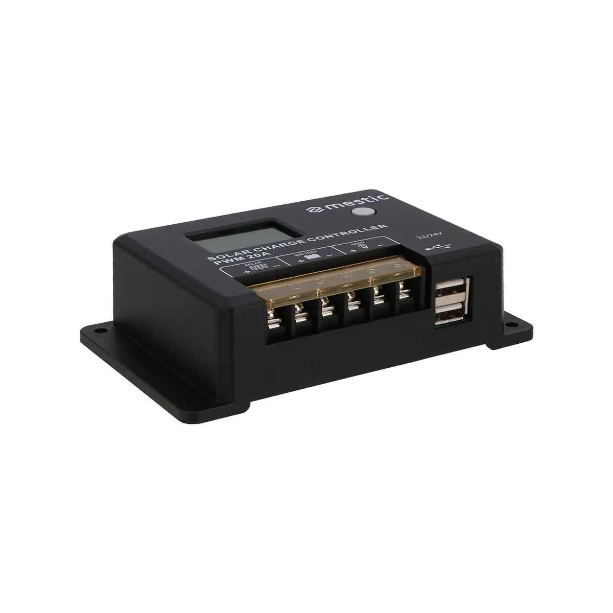 MESTIC MSC-2020 PWM-Solarregler, 12 V, 300 W, 20 A MESTIC MSC-2020 PWM-Solarregler- 12 V- 300 W- 20 A - 1519210