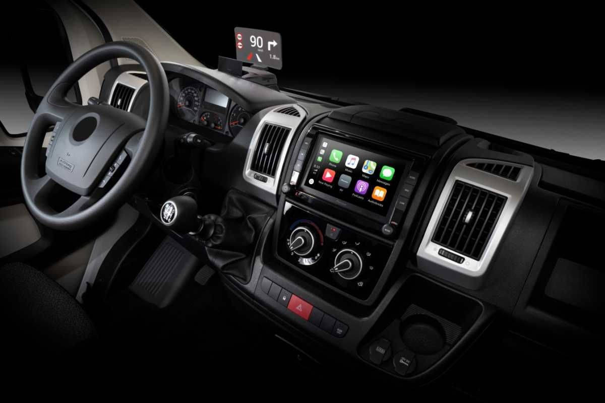 PIONEER Head-Up-Display mit TachoTopSet fuer Ducato ohne Interface - SDA-HU100-DUC-TT