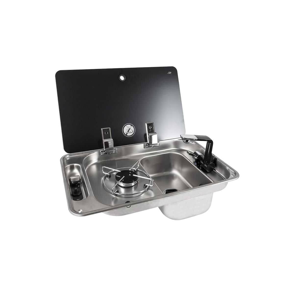 CAN FL1323 Kocher-Spülen-Kombination Spüle rechts 1-flammig - geprüfte Retoure CAN FL1323 Kocher-Spuelen-Kombination Spuele rechts 1-flammig - FL1323-P