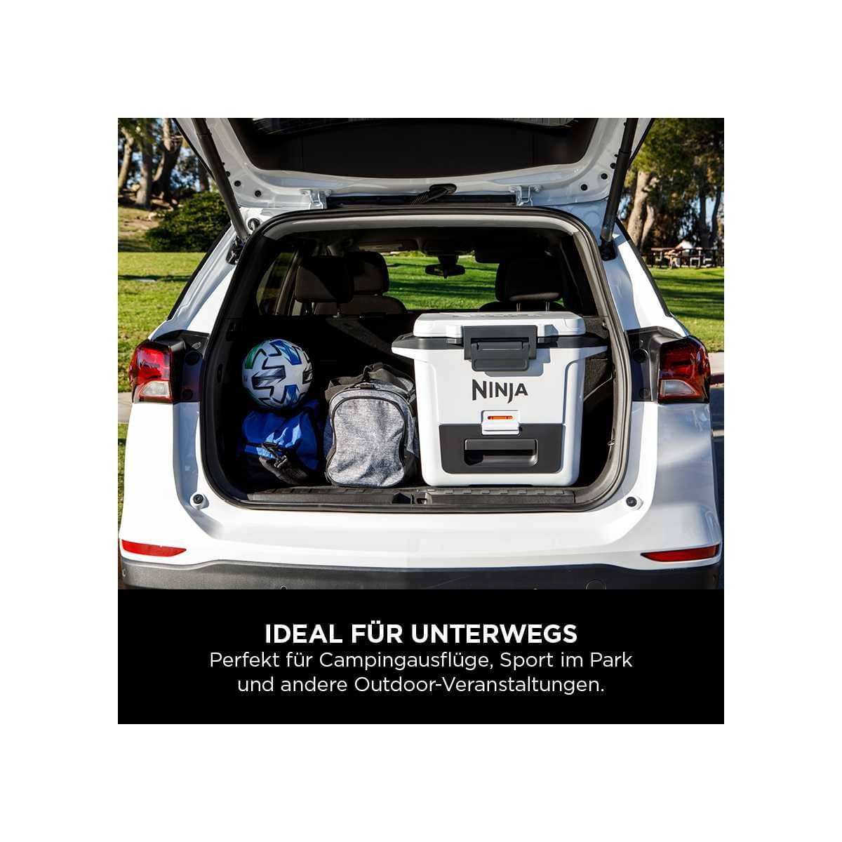 NINJA FrostVault 28L Kuehlbox mit Trockenzone- Wolkenweiss - FB131EUWH