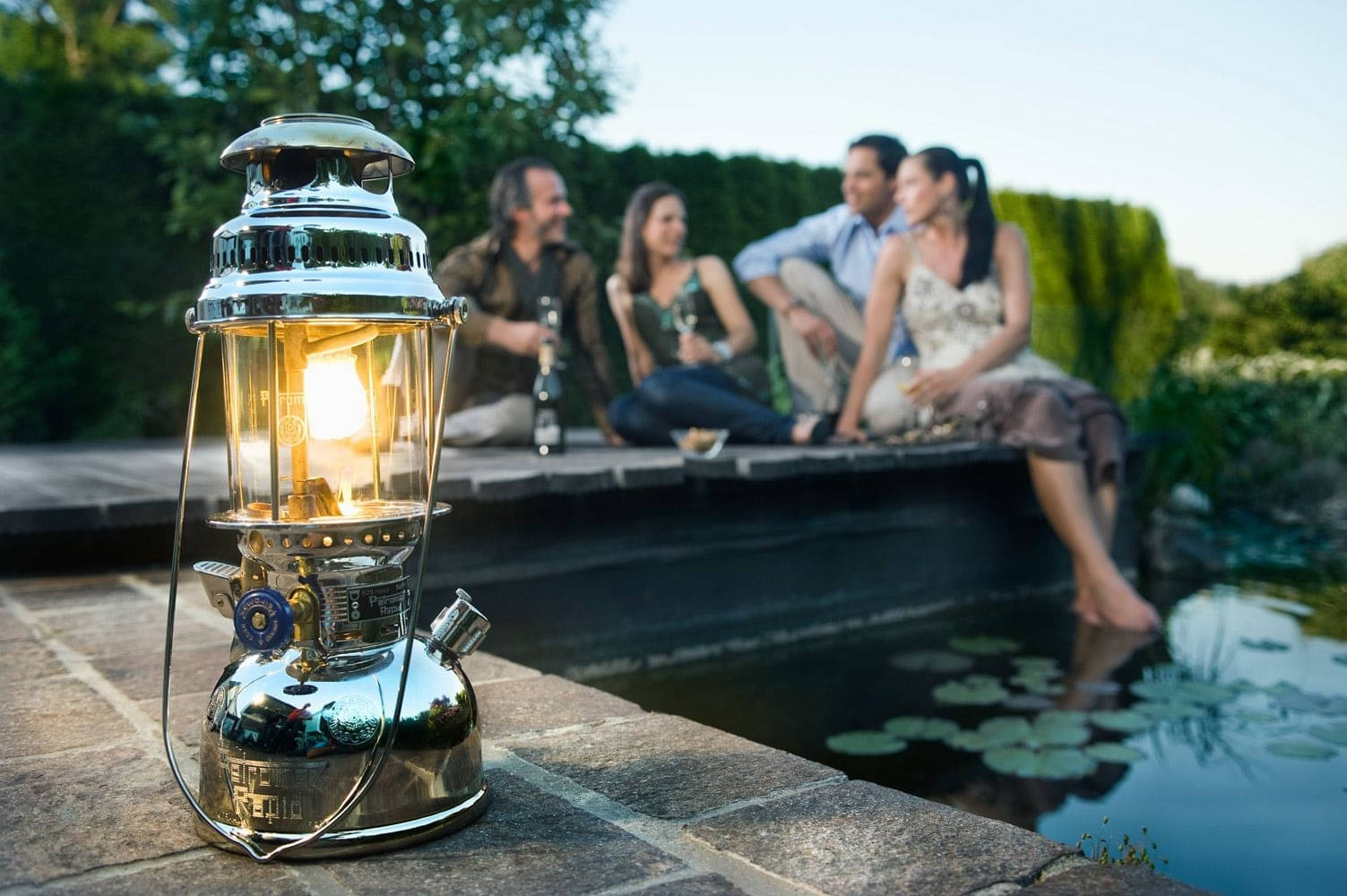 PETROMAX Petroleumleuchte HK500 Messing verchromt Special Edition PETROMAX Petroleumleuchte HK500 Messing verchromt Special Edition - PX5C-RAD-SPECIAL CHROM