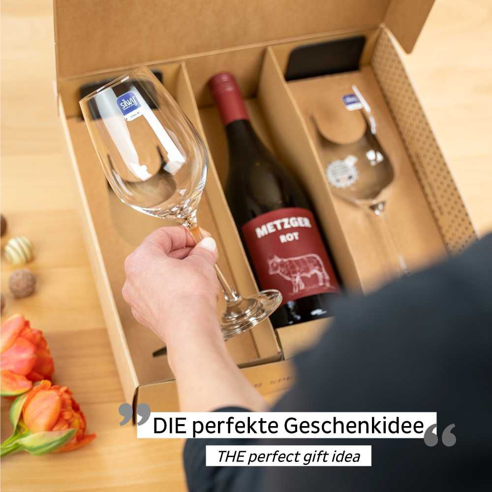 SILWY Geschenkbox -Perlende Freude- -Prosecco- - S020-2702-2