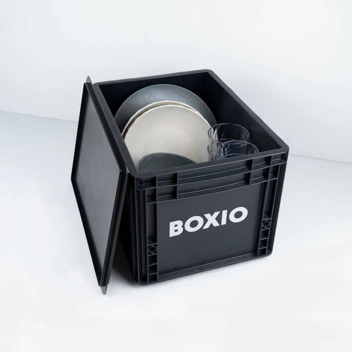 BOXIO - SOLO Standard Eurobox im BOXIO-Design 40x30x28 cm - BOX-SOL-BL-403027-10