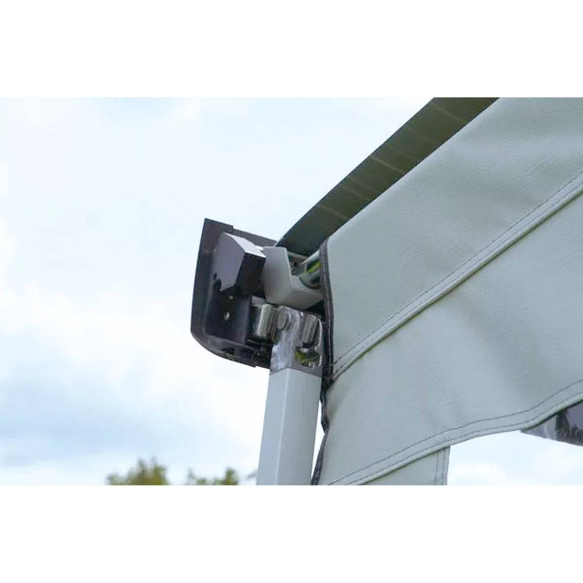 HAHN ZELTE Markisen-Seitenwand BARI Hoehe 256-285cm Auszug 250cm Links fuer Thule 5200-6200-6300 - Z01066H2_LI