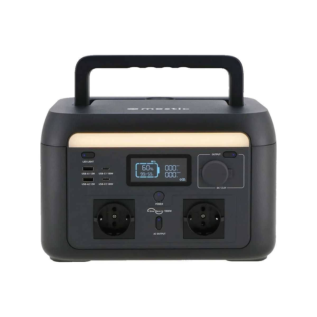 MESTIC MPS-1000 Power Station 614 Wh - 1518880