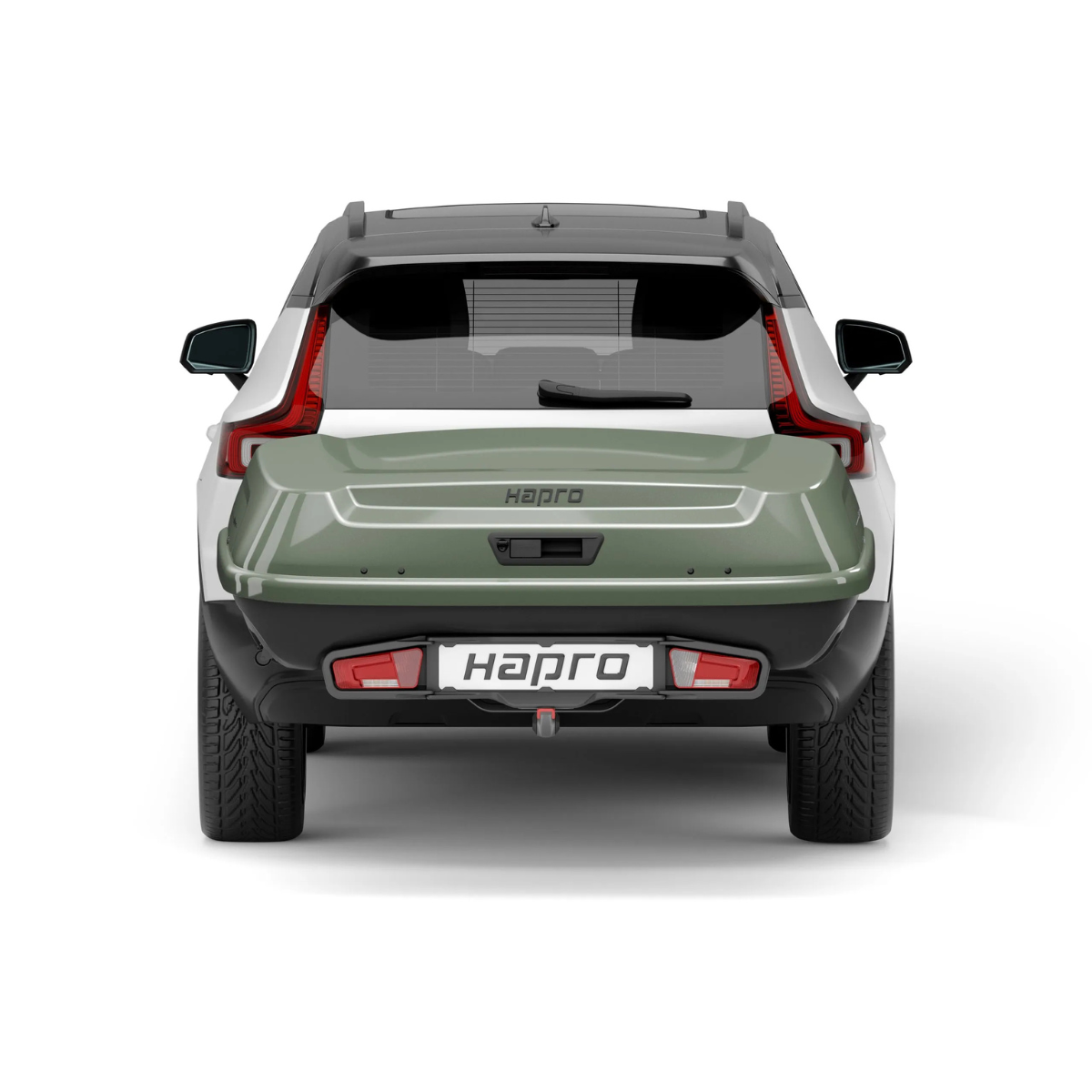 HAPRO Boxer L Heckbox Hartschale gruen Set inkl. Plattform - 37330 37501