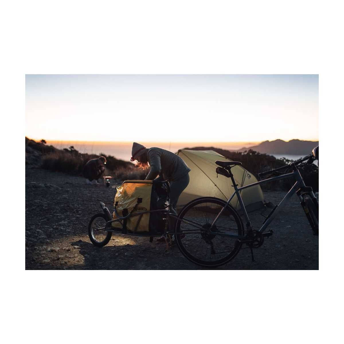 CROOZER Lastenanhaenger BOB IBEX fuer 26 Zoll Gold ohne Tasche - 141107002