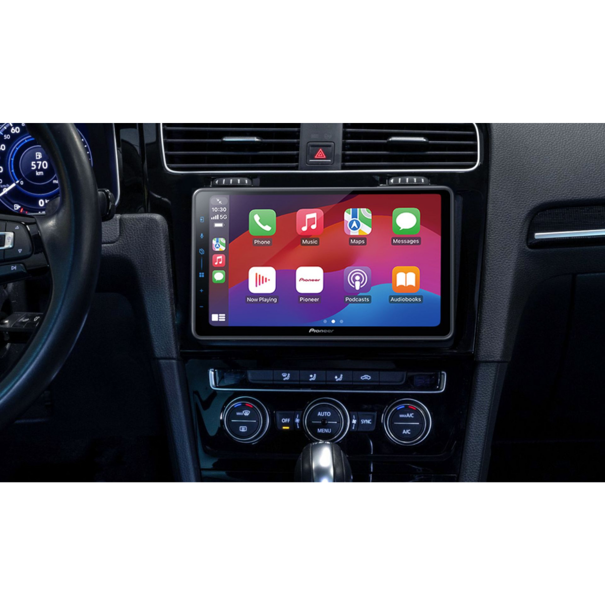 PIONEER 9 Zoll Moniceiver SPH-EVO98DAB fuer Golf VII-Polo-T-Roc-Tiguan-T6.1-Crafter-Taigo - SPH-EVO98DAB-VAG