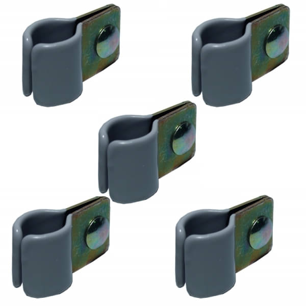 Rohrschellen mit Gummi 22-25 mm -5er-Pack- CAMPING PROFI Art- Nr. 18815x5