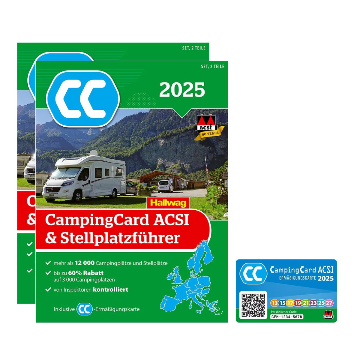 ACSI CampingCard - Stellplatzfuehrer 2025