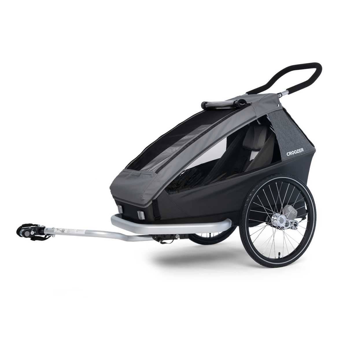 CROOZER Kinderfahrradanhaenger Kid Keeke 1 3in1-Set Mountain Grey - 121600923
