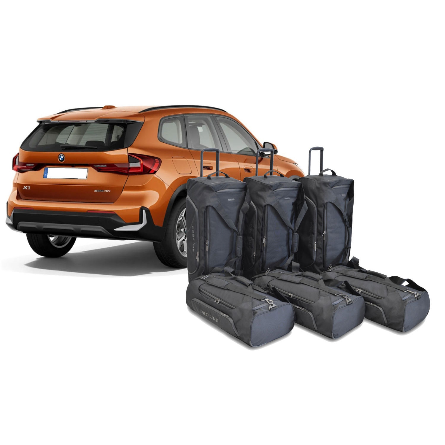 Car Bags Pro-Line B12701SP BMW X1 Bj- 15-22 Reisetaschen Set- Auf Ihr Auto massgeschneidert- Das Original