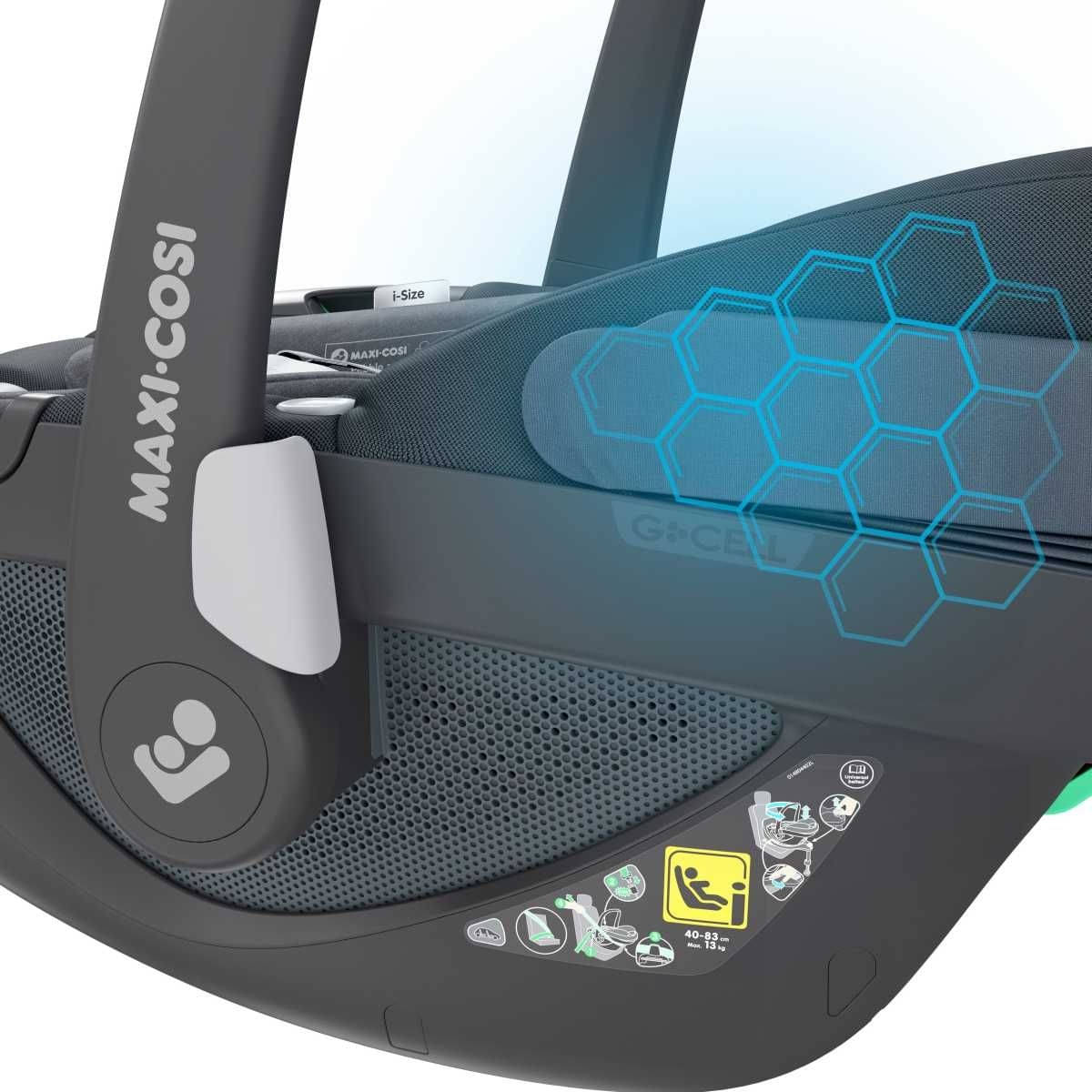 MAXI-COSI Kindersitz Babyschale PEBBLE 360 Essential Graphite - 8044750110