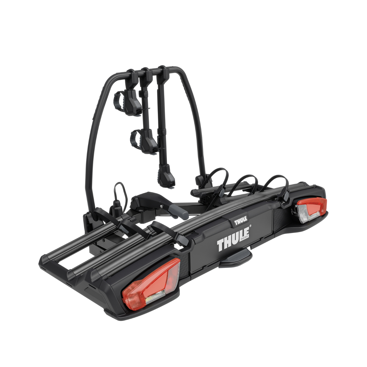 THULE VeloSpace 3 Fahrradträger für 4 Räder 3+1 inkl. Erw. und Rampe THULE 9033100 VeloSpace 3 Fahrradtraeger fuer 4 Raeder 3-1 inkl- Erw. und Rampe