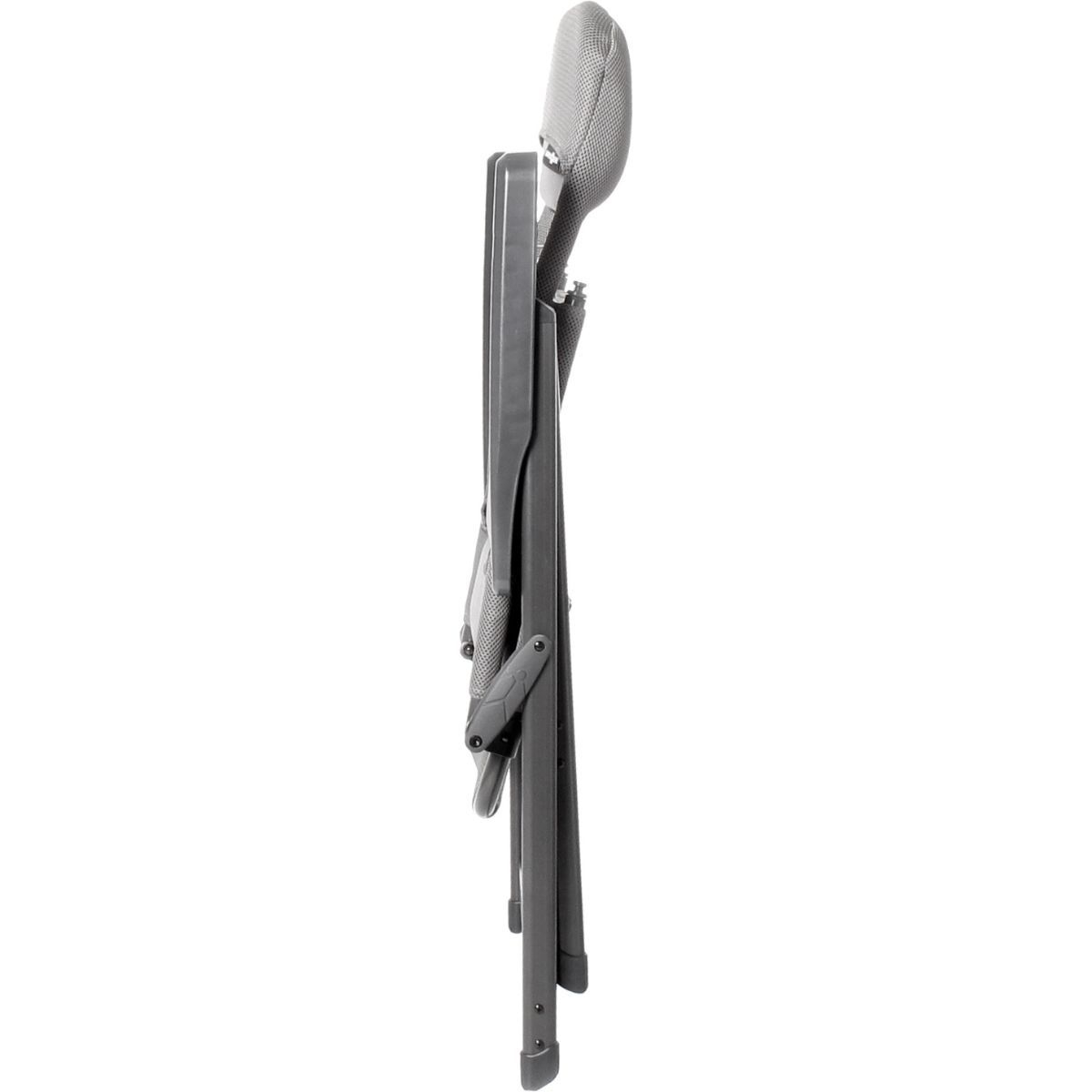 BRUNNER Campingstuhl ARAVEL 3D - M Hellgrau 2er-Set - Rolltisch TITANIUM AXIA 2 104x62 cm - 0404065N.C07M 0406097N