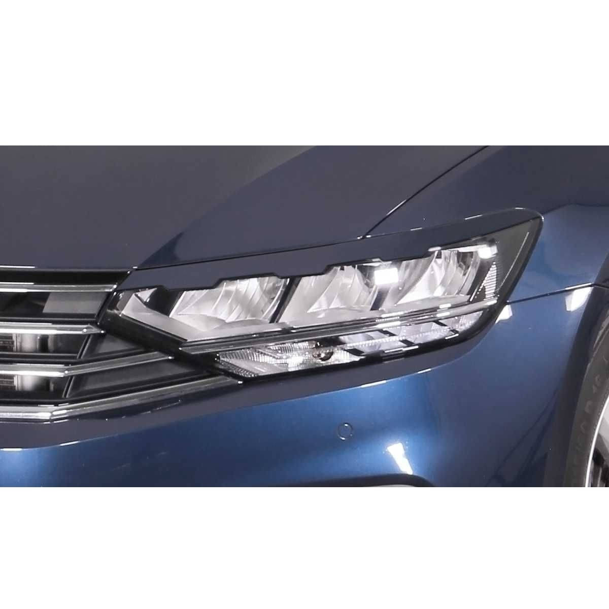 RDX Racedesign Scheinwerferblenden Boeser Blick fuer VW Passat 3G B8 ab Bj. 2019 gezackte Ausfuehrung - RDSB179