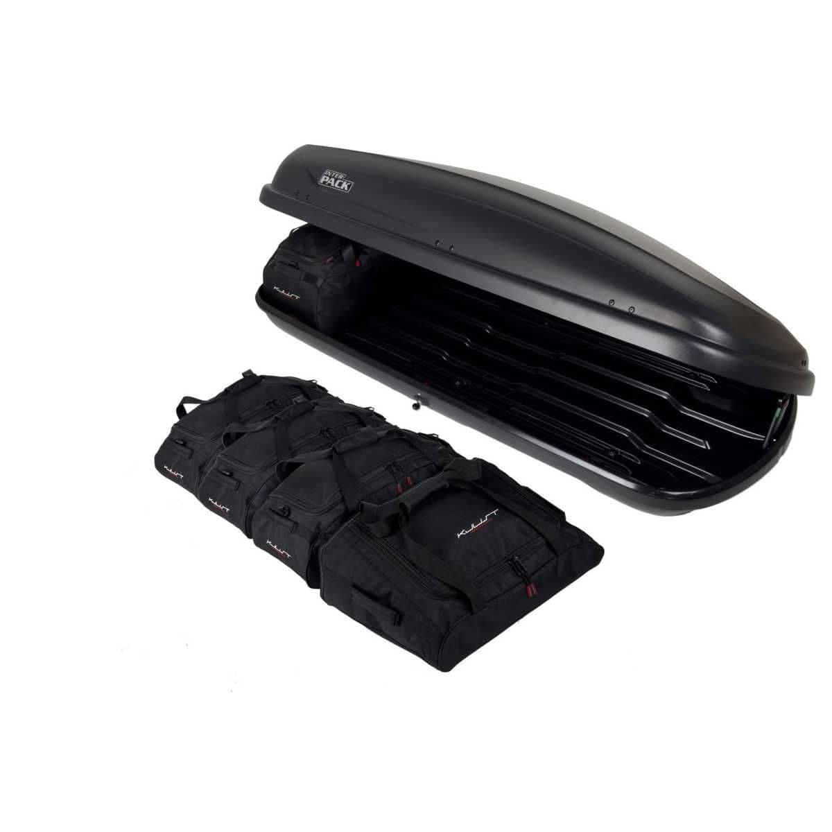 KJUST Dachboxen Taschen Set fuer Dachbox INTERPACK TRAXER 6.6 5er-Set - 13205