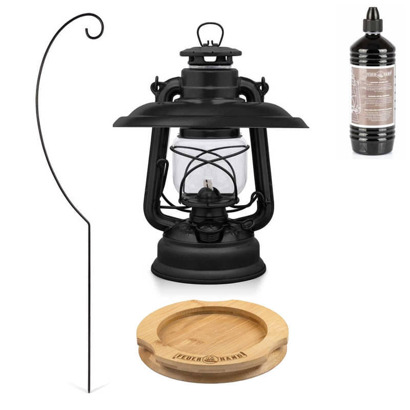 FEUERHAND Sturmlaterne 276 Matt Black Premium-Set 2.0 FEUERHAND Sturmlaterne 276 Matt Black Premium-Set 2.0