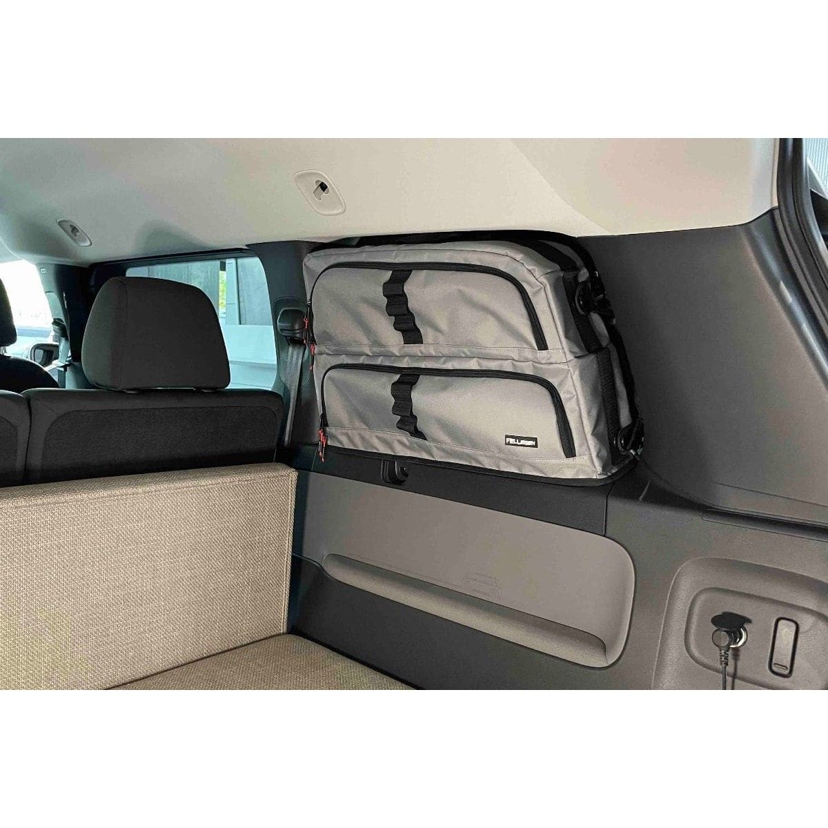 Fenstertaschen-Set FELLEISEN 1x ID-Buzz-Tasche fuer VW ID.Buzz- Fahrerseite- Hellgrau- ohne Thermomatte TST 0102 46