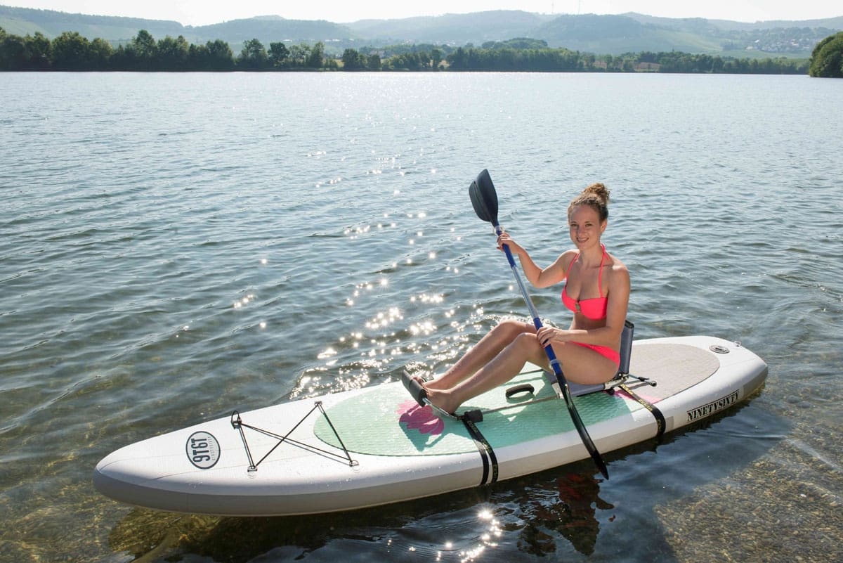 ECKLA Boardseat 75100 Sitz zum Paddeln - Transportwagen - Paddelaufsatz fuer SUP- und Surfboards