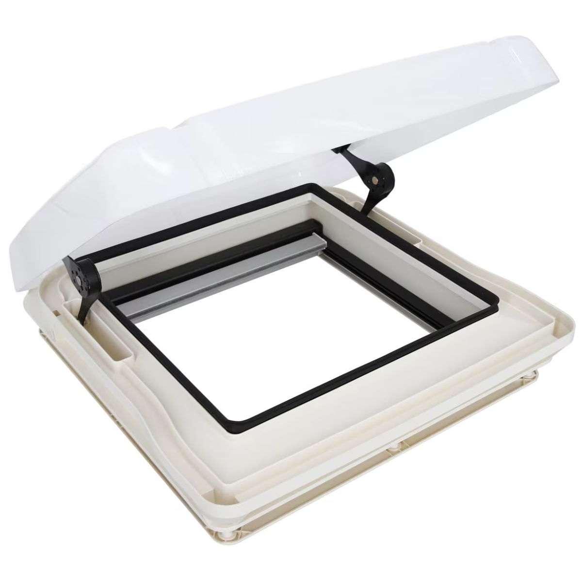 REMIS REMItop Vista Dachhaube 40x40 cm- Dachstaerke bis 42 mm- Milchglas - 10068459
