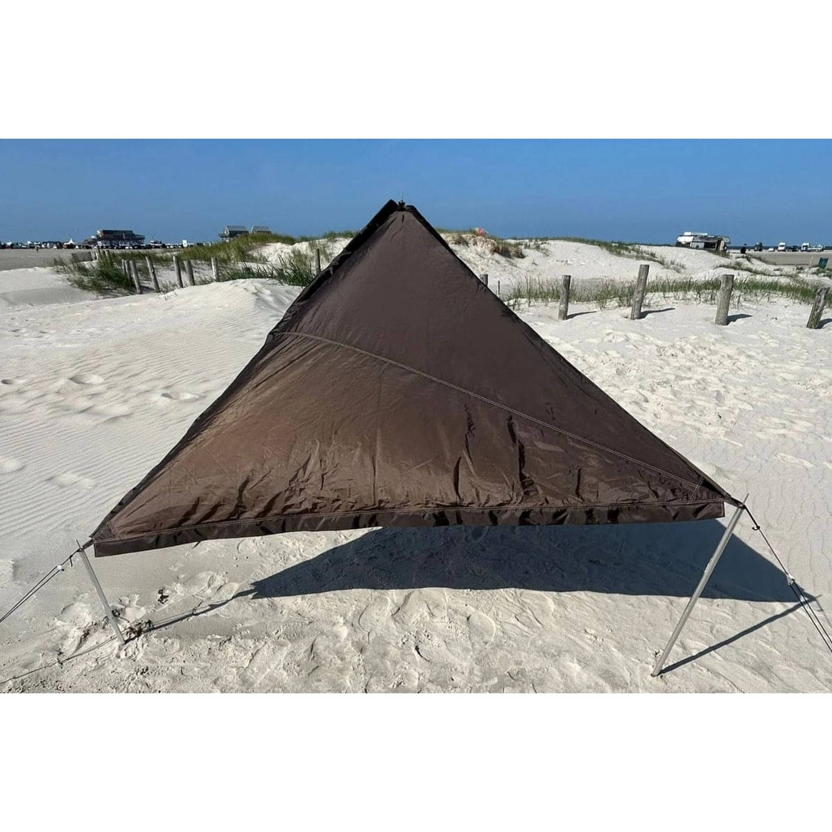 BENT Verbindbares Sonnensegel Zip-Protect Canvas Java - RV Ocker mit RV-Abdeckung - 50245