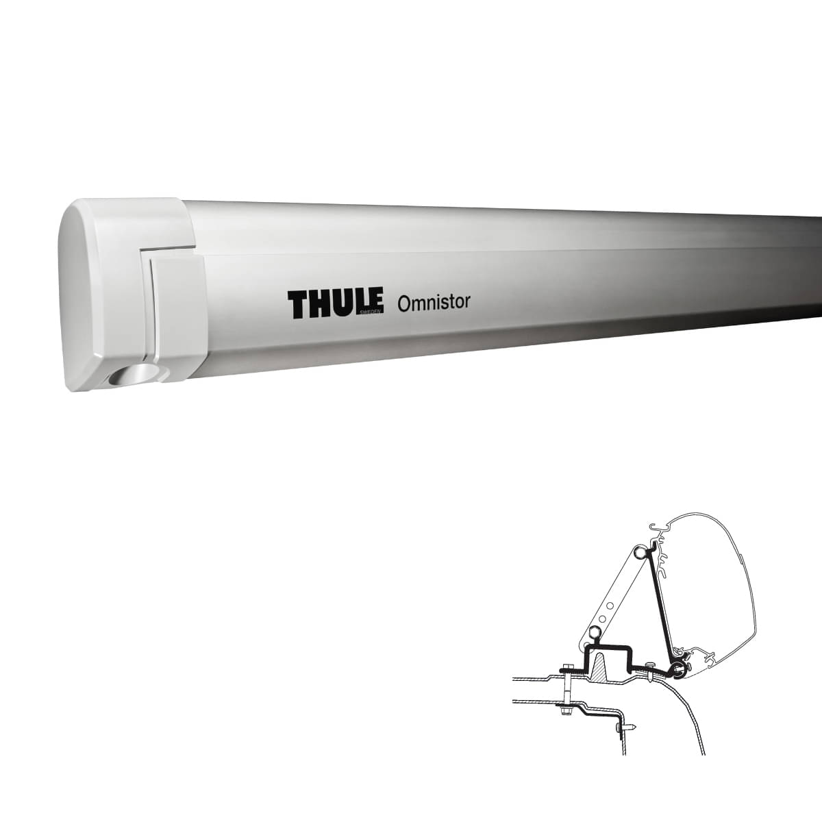 Thule Omnistor 5200 -3-02x2.50- - 301133 - Markise THULE Omnistor 5200 Mystic grau 300 cm Gehaeuse eloxiert