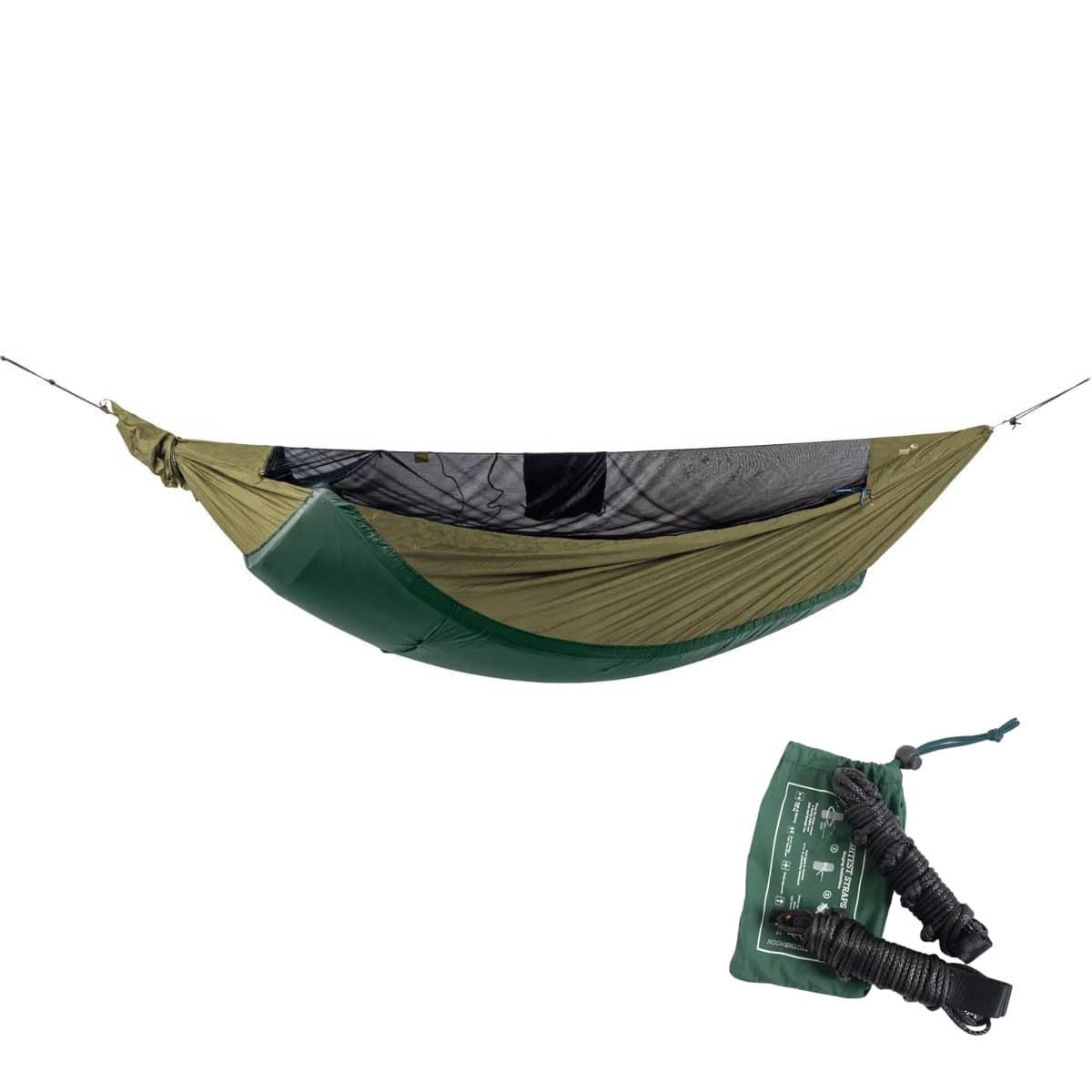 TICKET TO THE MOON ProMat Hammock Hängematte Army Green inkl. Lightest Straps TICKET TO THE MOON ProMat Hammock Haengematte Army Green inkl. Lightest Straps - TMPROMAT24 TMLSTRAP