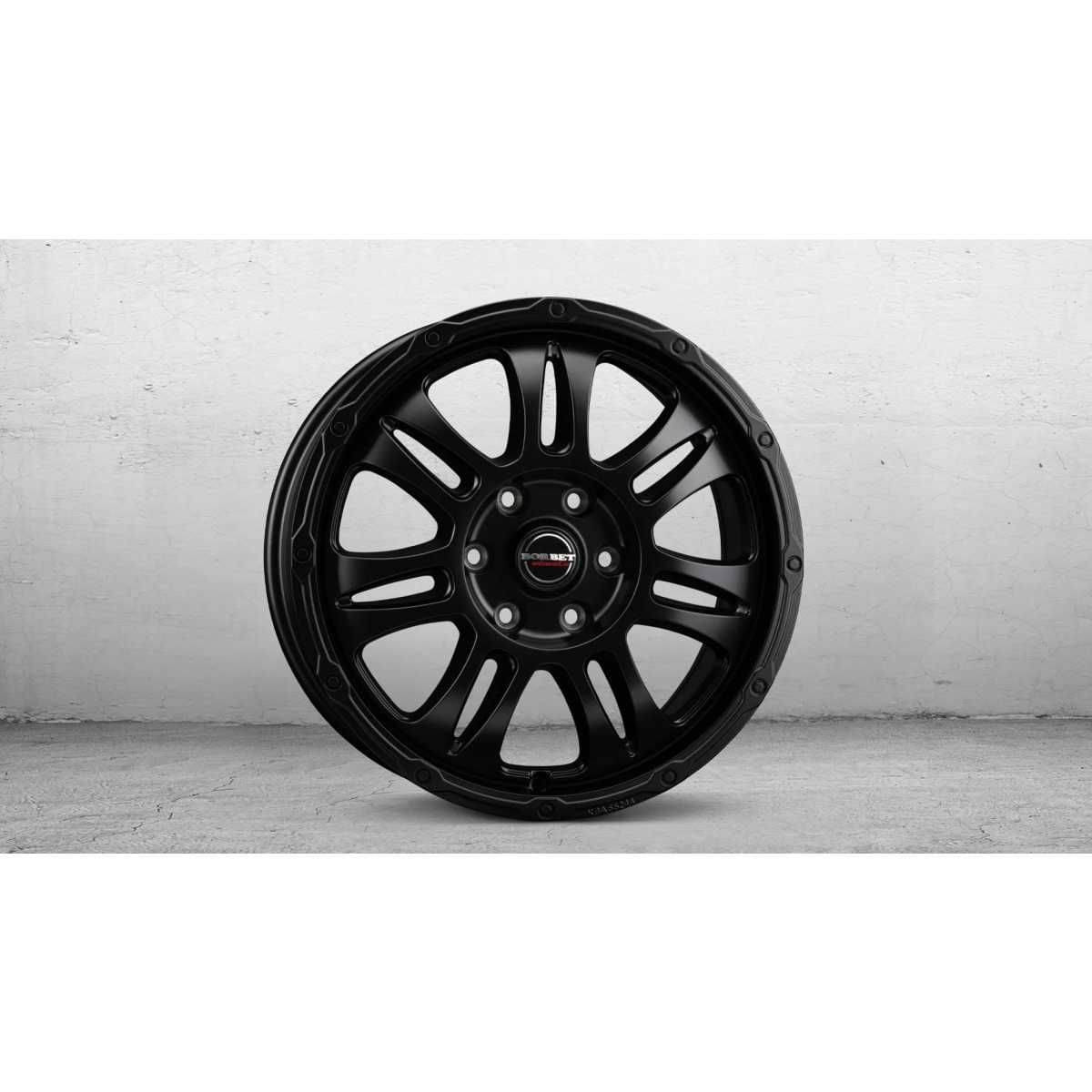 BORBET Alufelge CW8 black matt 18 Zoll fuer MB Sprinter - VW Crafter 4er-Set - CW8 80848130684-1BM