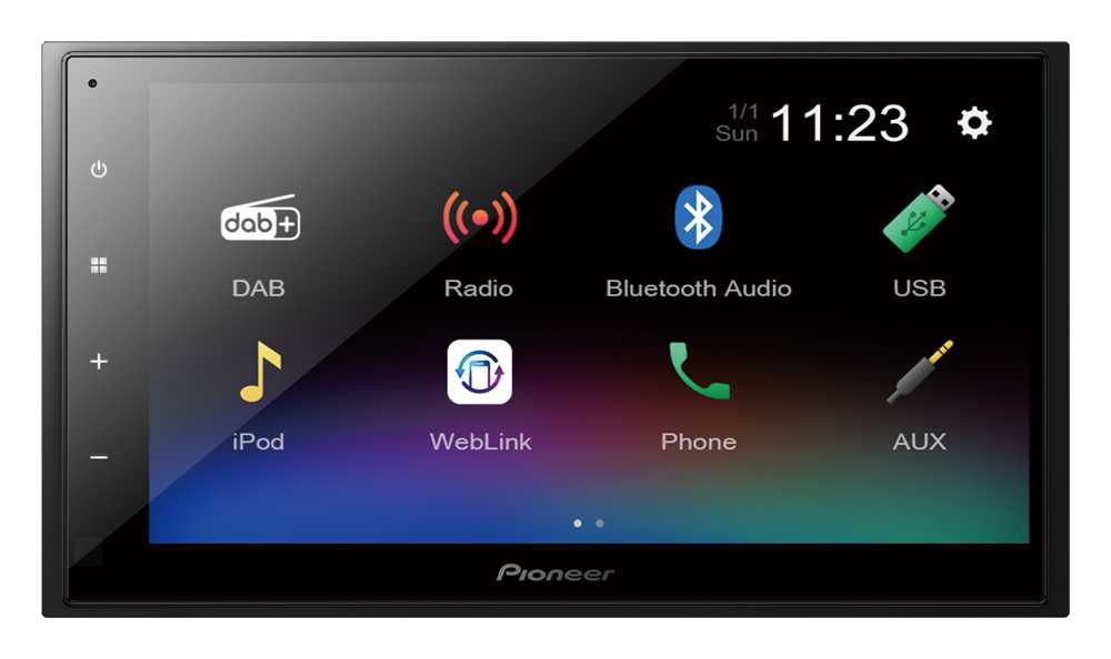 PIONEER 2-DIN-Mediareceiver mit 6-8-Touchscreen DMH-A340DAB - DMH-A340DAB