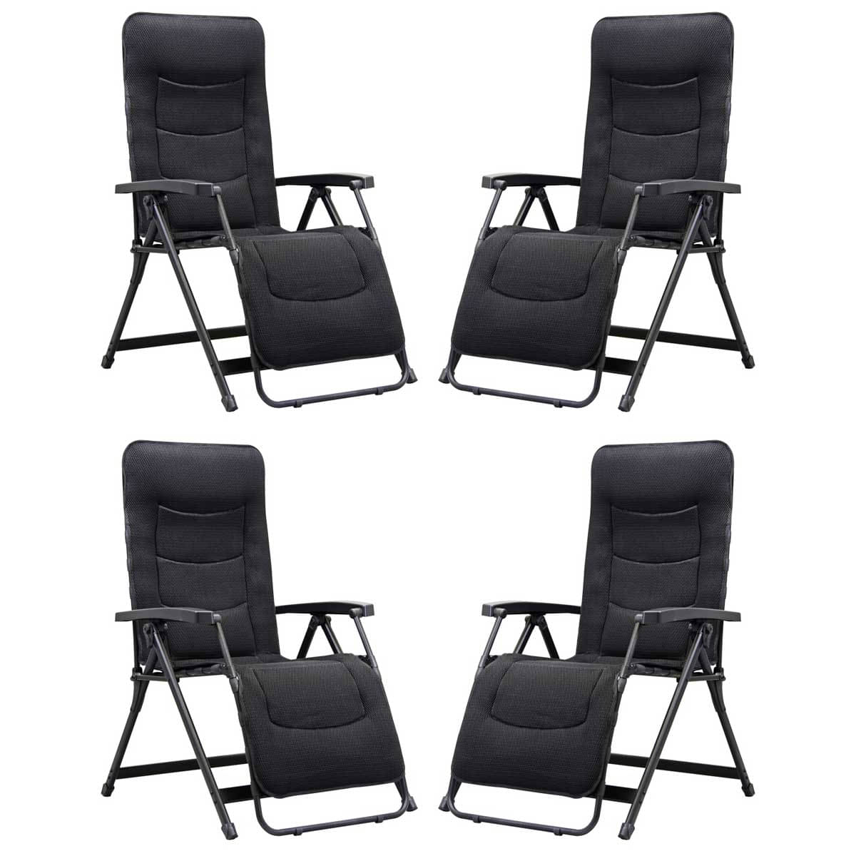 Set WESTFIELD Aeronaut Relaxsessel anthracite grey 4 Stuehle - Performance Series - 201-613 AG