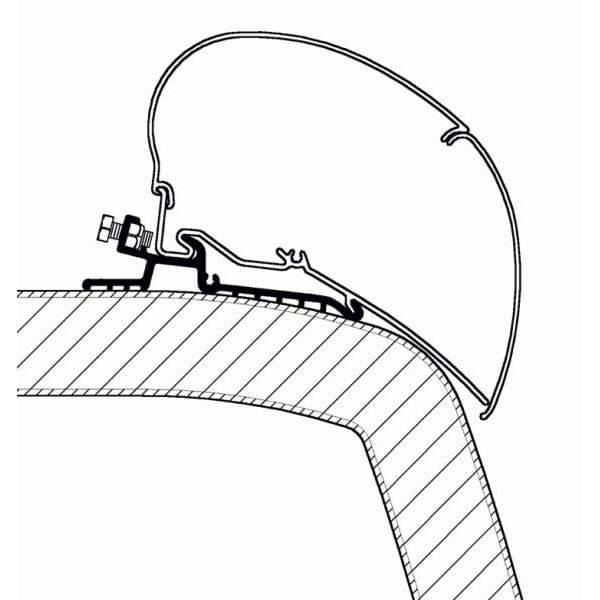 THULE Adapter Hymer SX 600 cm fuer Markise 6300 9200 306800