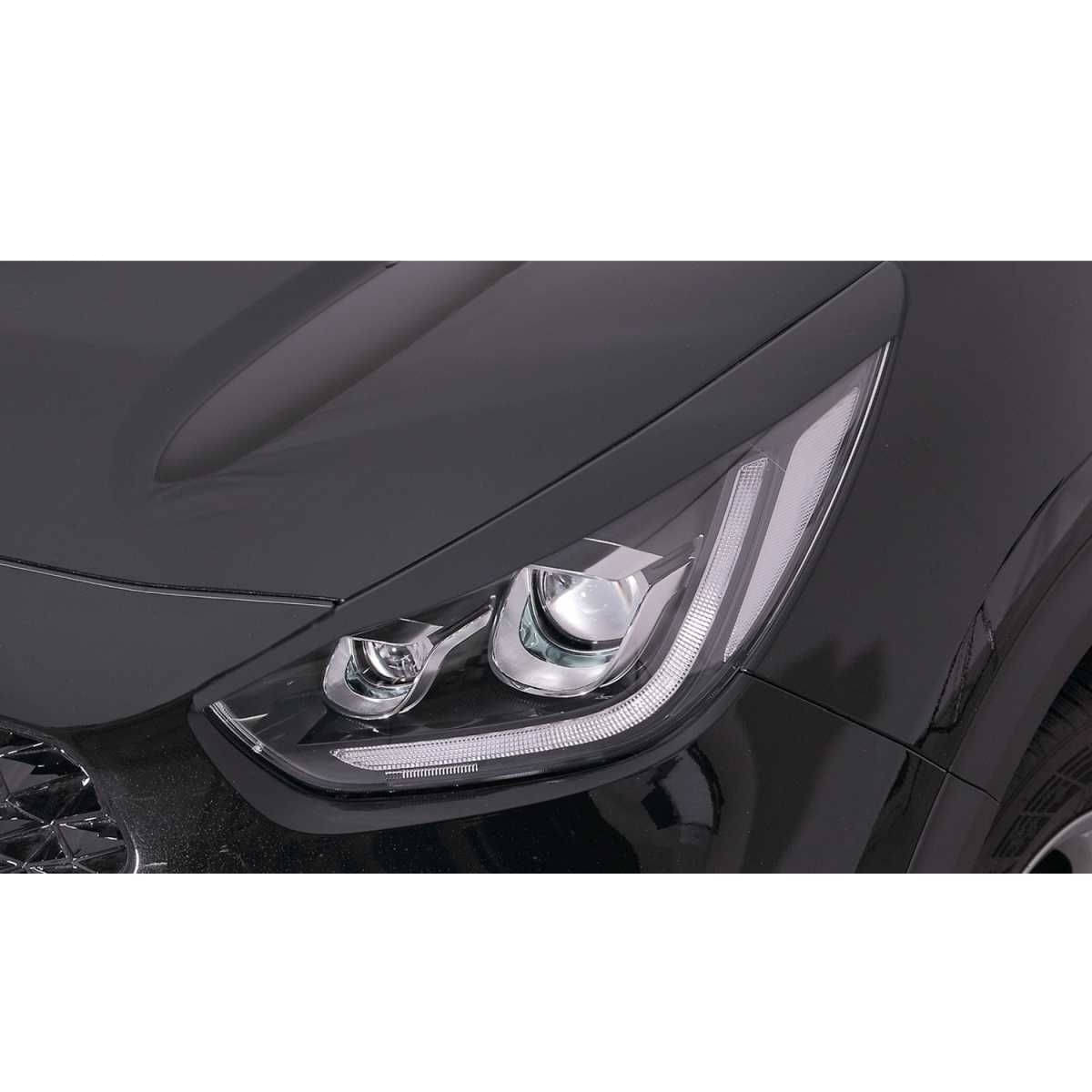 RDX Racedesign Scheinwerferblenden Boeser Blick fuer KIA Niro - e-Niro - Niro Plus ab Bj. 2016 - RDSB190