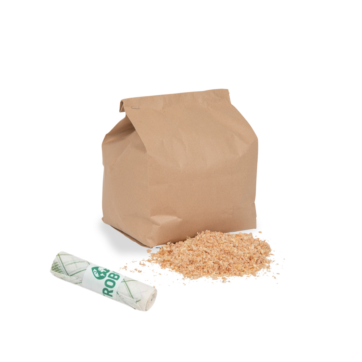 TROBOLO Einstreu für Trenntoiletten 5L + kompostierbare Inlays Klein TROBOLO Einstreu fuer Trenntoiletten 5L - kompostierbare Inlays Klein