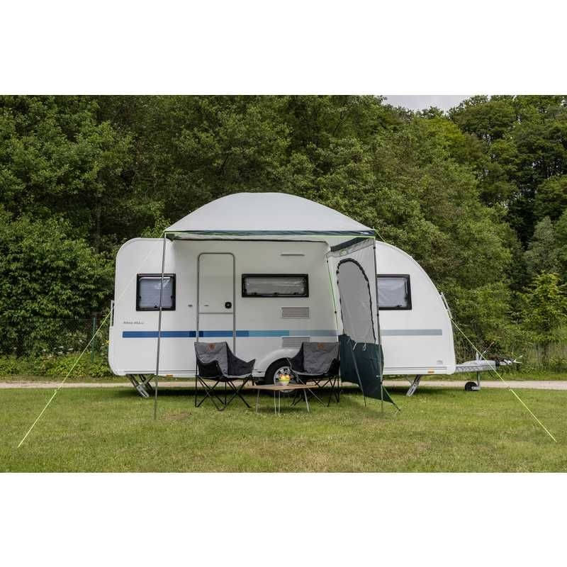 REIMO TENT Sonnenvordach PALM BEACH 2 - 300 x 240 cm - Grau-Lime - 900152