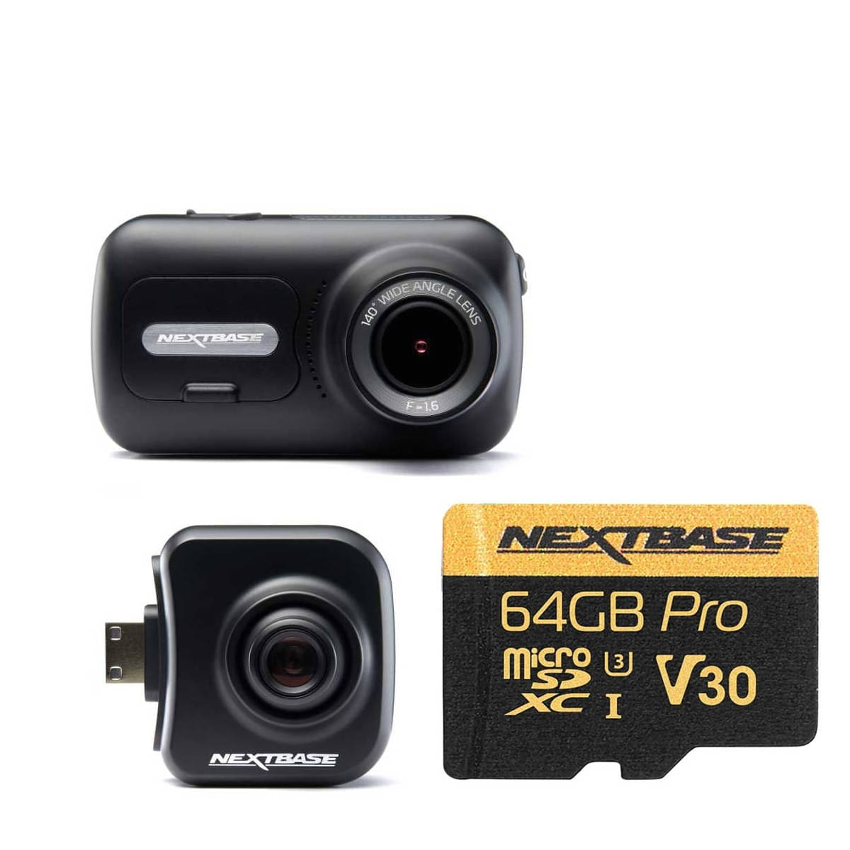 NEXTBASE Serie 2 322GW DashCam und Rueckfahrkamera Starter-Set 1.0