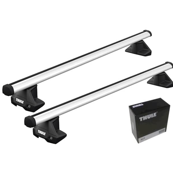 THULE Dachträger Evo ProBar 7105 391 5492 Kompletter THULE Dachtraeger Evo mit ProBar Aluschienenprofilen