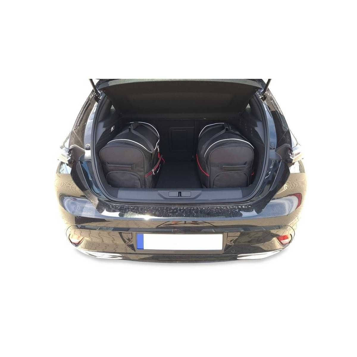 KJUST Kofferraum Taschen Set fuer PEUGEOT 308 Schraegheck ab Bj. 2021 3er-Set - 7032035