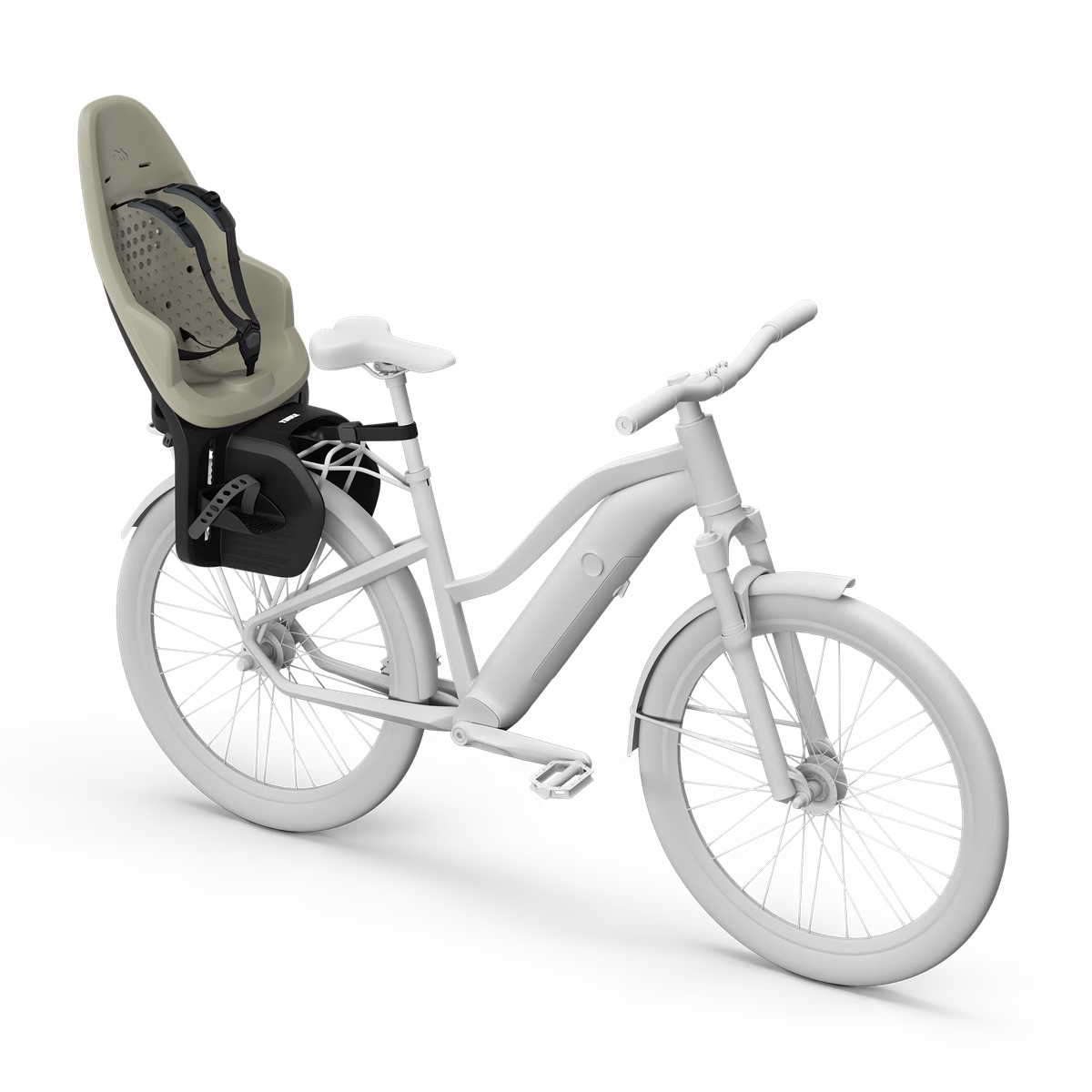 THULE Yepp 2 Maxi MIK HD Fahrradkindersitz Gepaecktraeger Soft Sand - 12041403