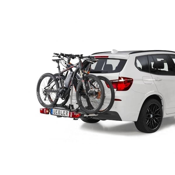 Set UEBLER P22 S Fahrradtraeger 15800 mit 90° Abklappung 3 Raeder 2-1
